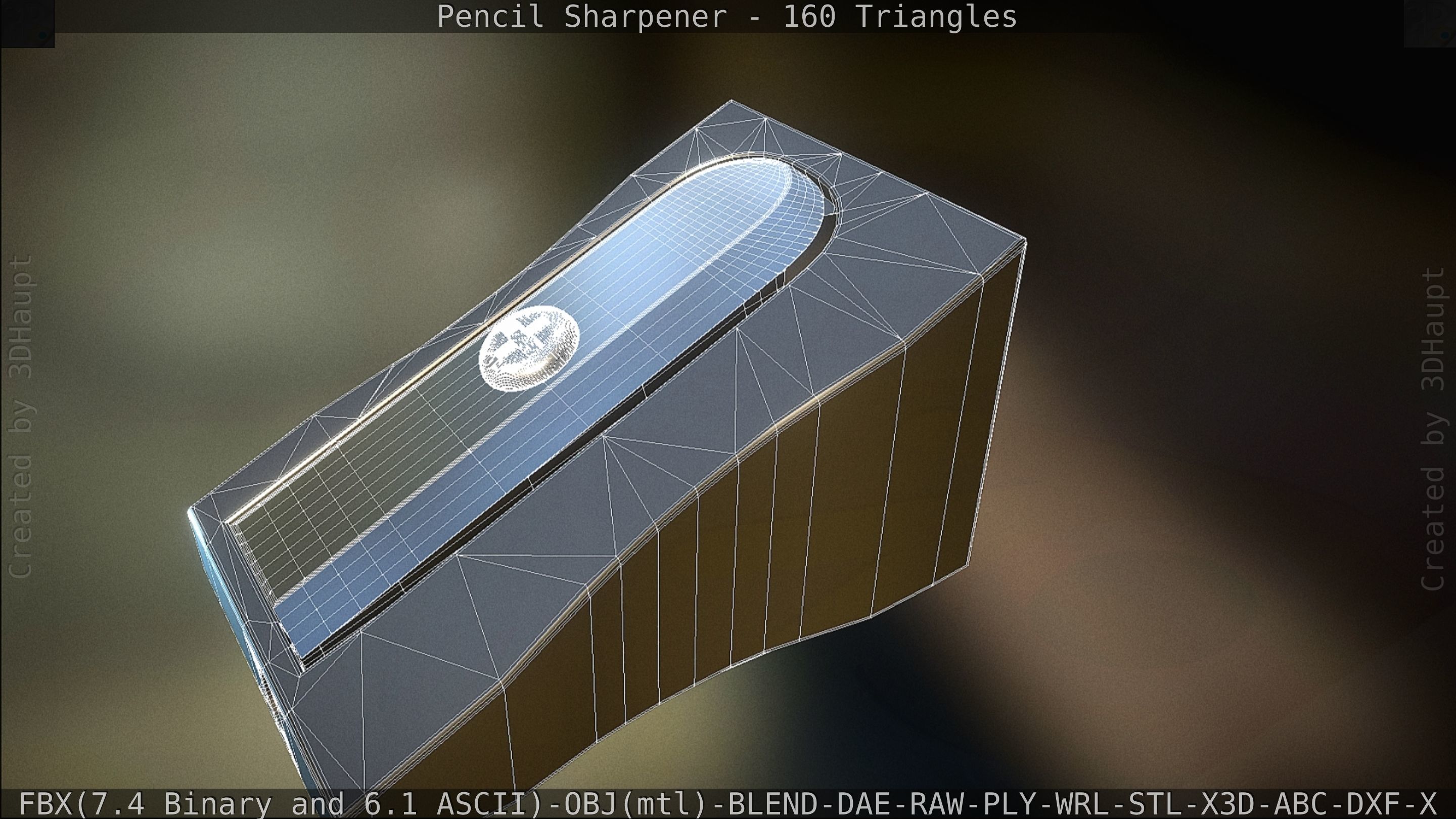 Sharpener clock 3D model_115