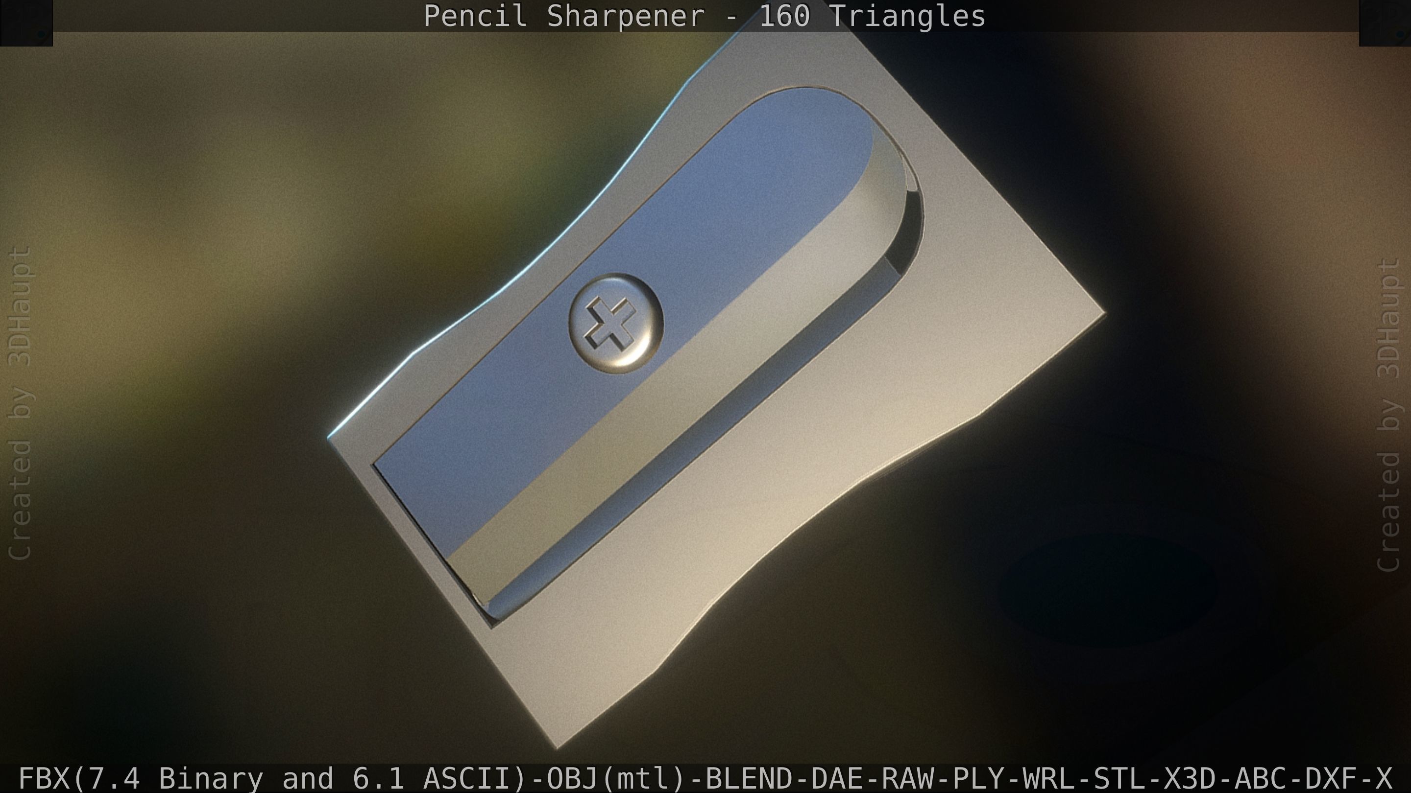 Sharpener clock 3D model_57