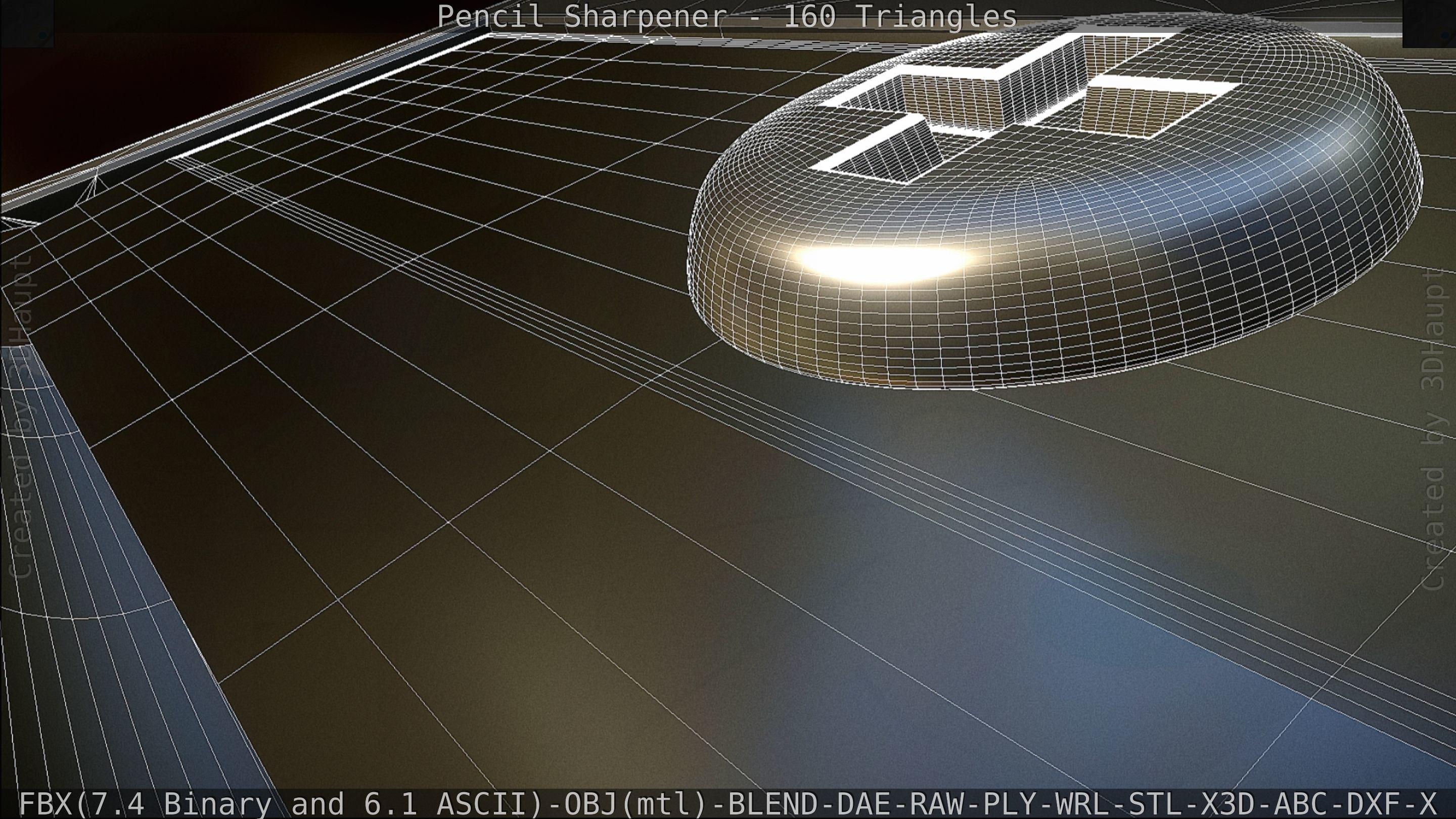 Sharpener clock 3D model_89