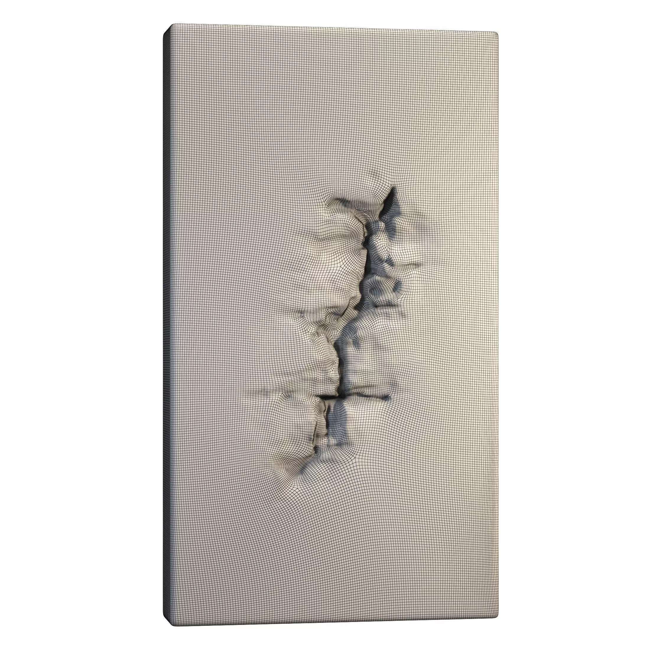 Decorative Plaster Wall Panel 10 3D model_1