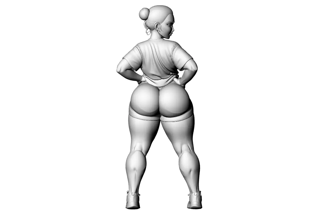 Fittness Lady 3D print model_2
