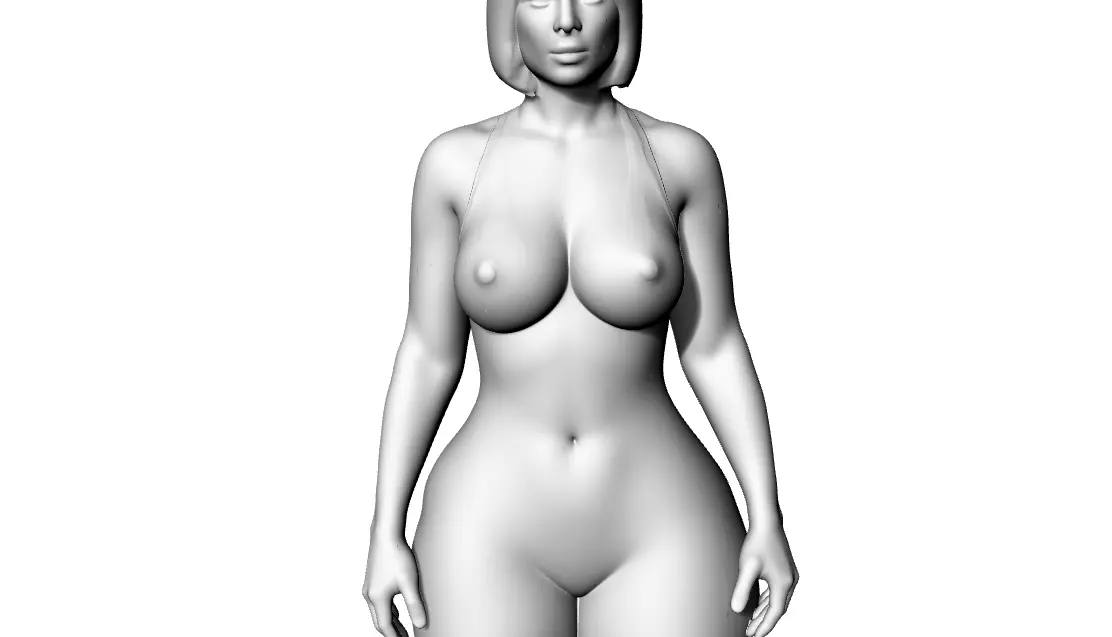 Lady Girl 3D print model_1