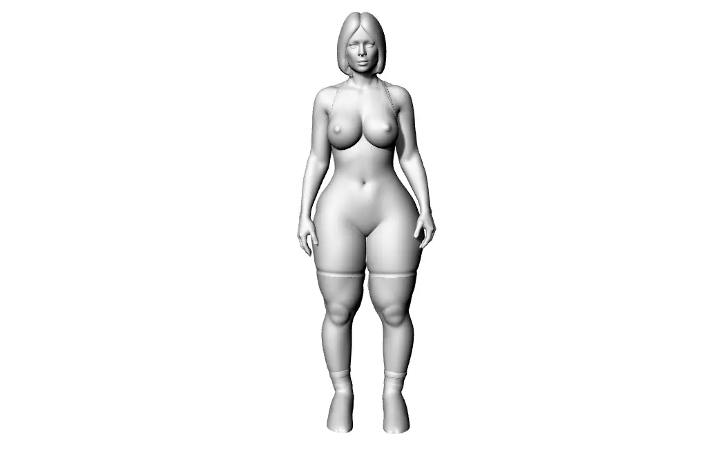 Lady Girl 3D print model_4