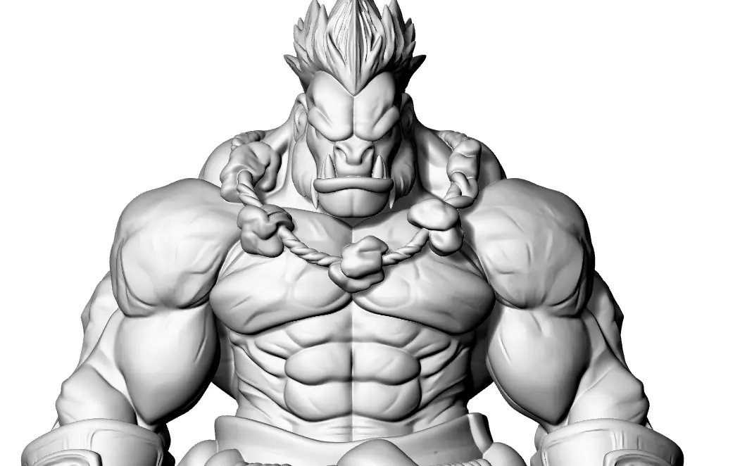 Monster scary 3D print model_0