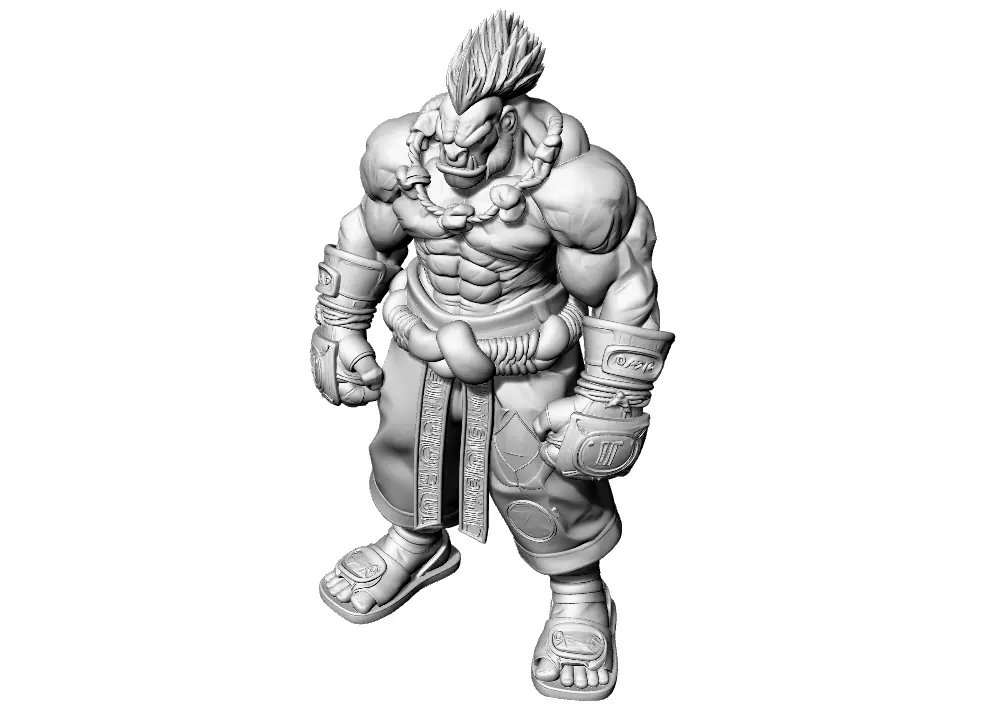 Monster scary 3D print model_3