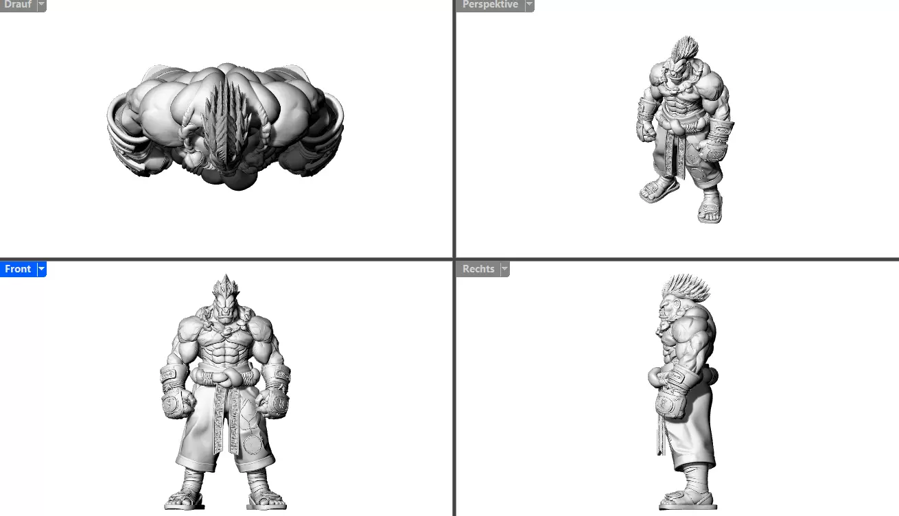 Monster scary 3D print model_5