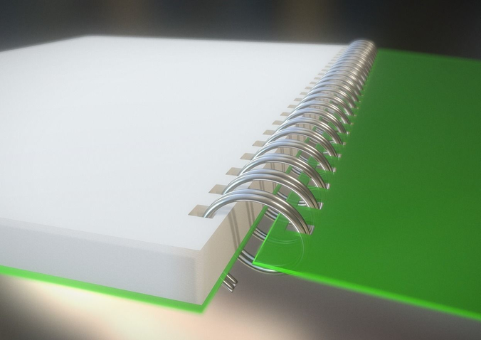 Sketchbook  animated 3D model