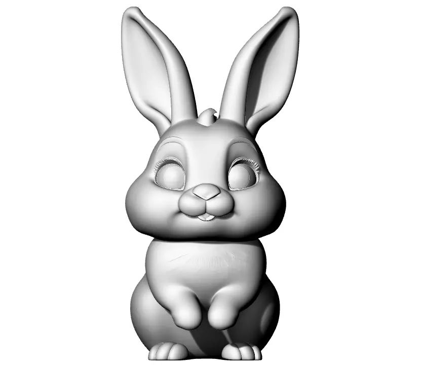 Rabitt Easter Hasen Ostern Beast tier 3D print model_0
