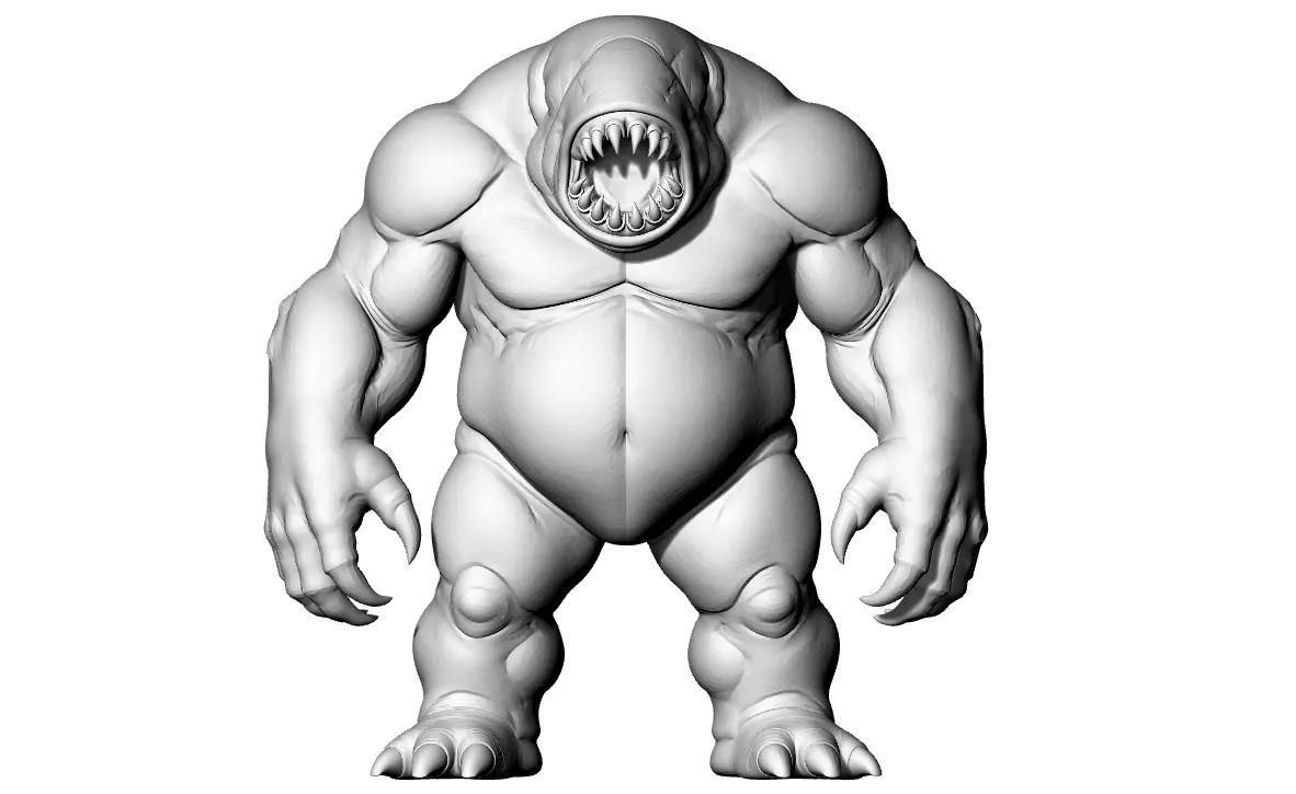 Monster Scary 3D print model