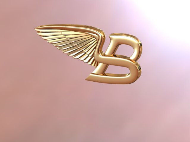 Bentley Logo 3d file for men 3D print model