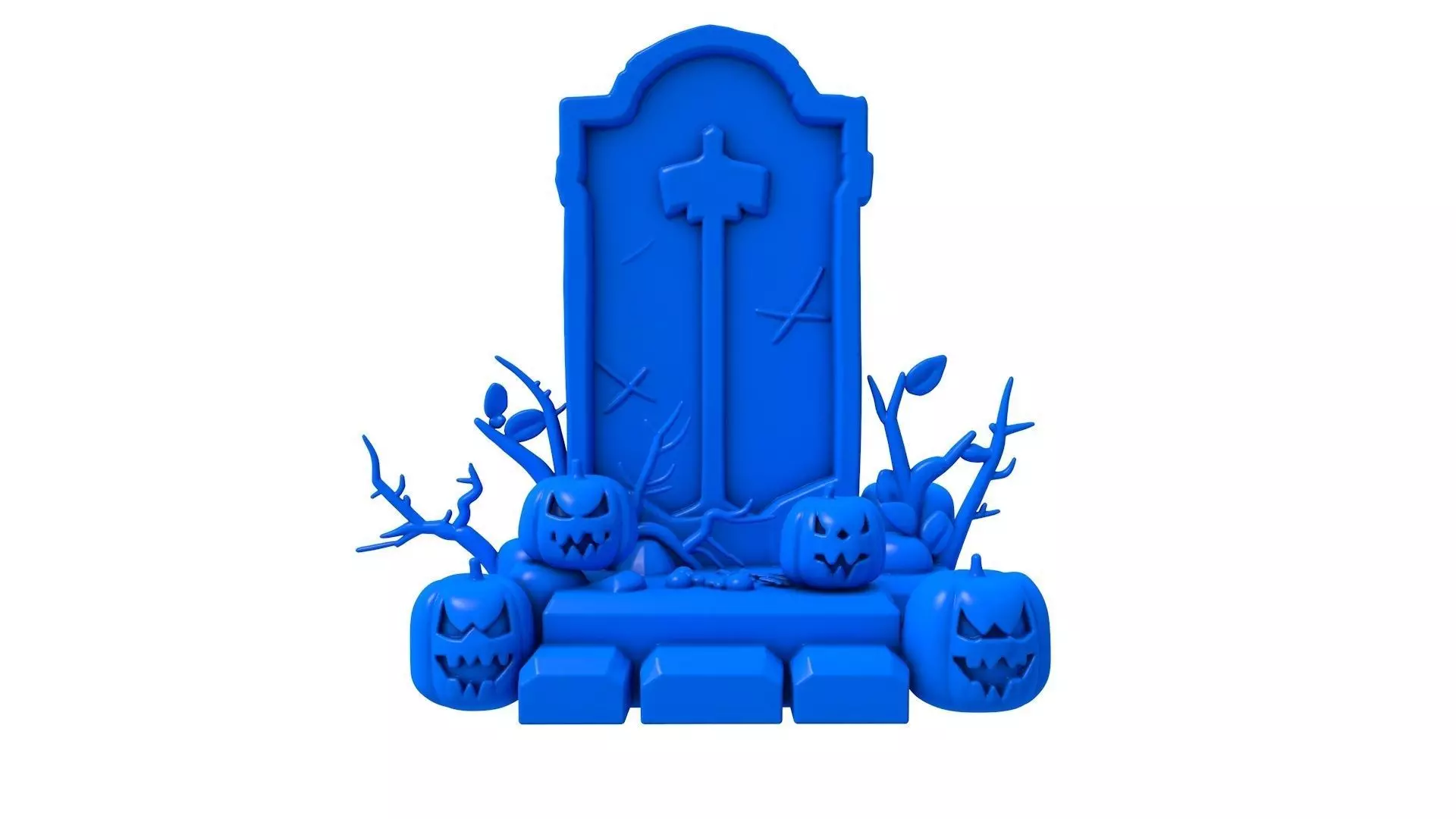 Halloween Tombstone - Tombstone - Tombstone stl  3D print model_0
