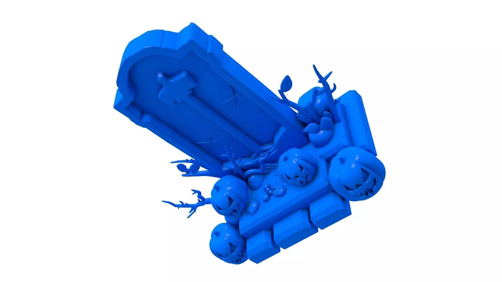 Halloween Tombstone - Tombstone - Tombstone stl  3D print model_2