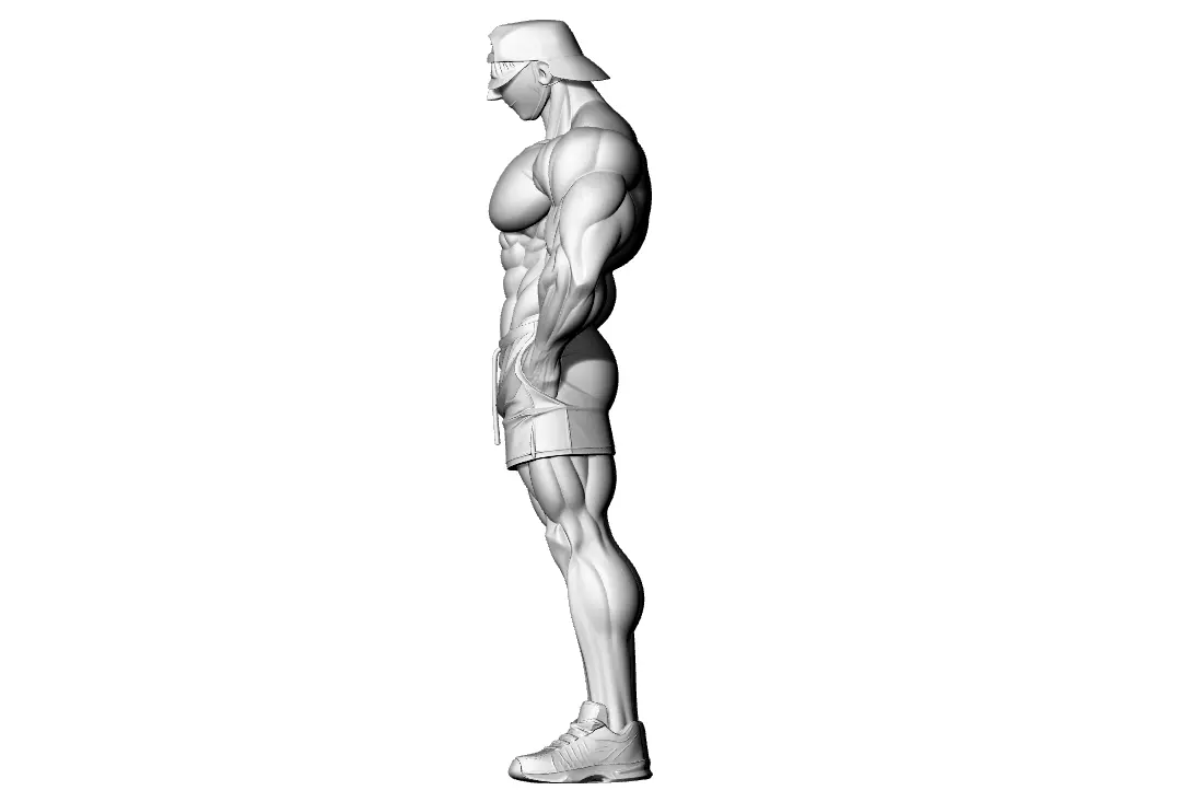 Fittness Boy Gym 3D print model_2
