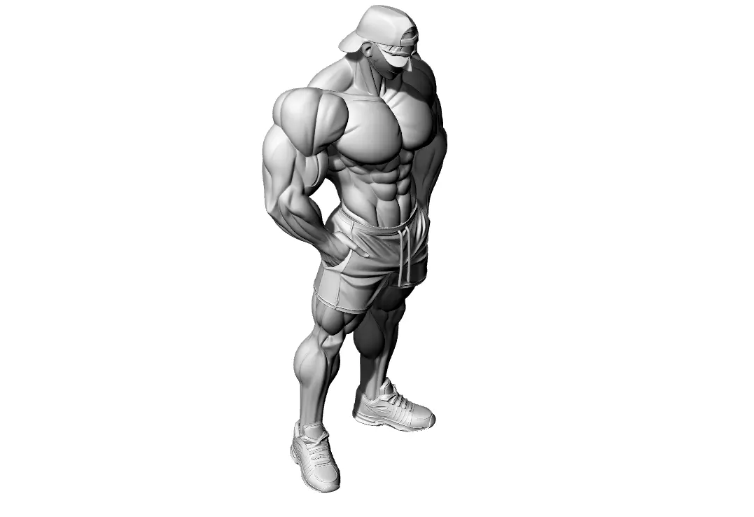 Fittness Boy Gym 3D print model_0