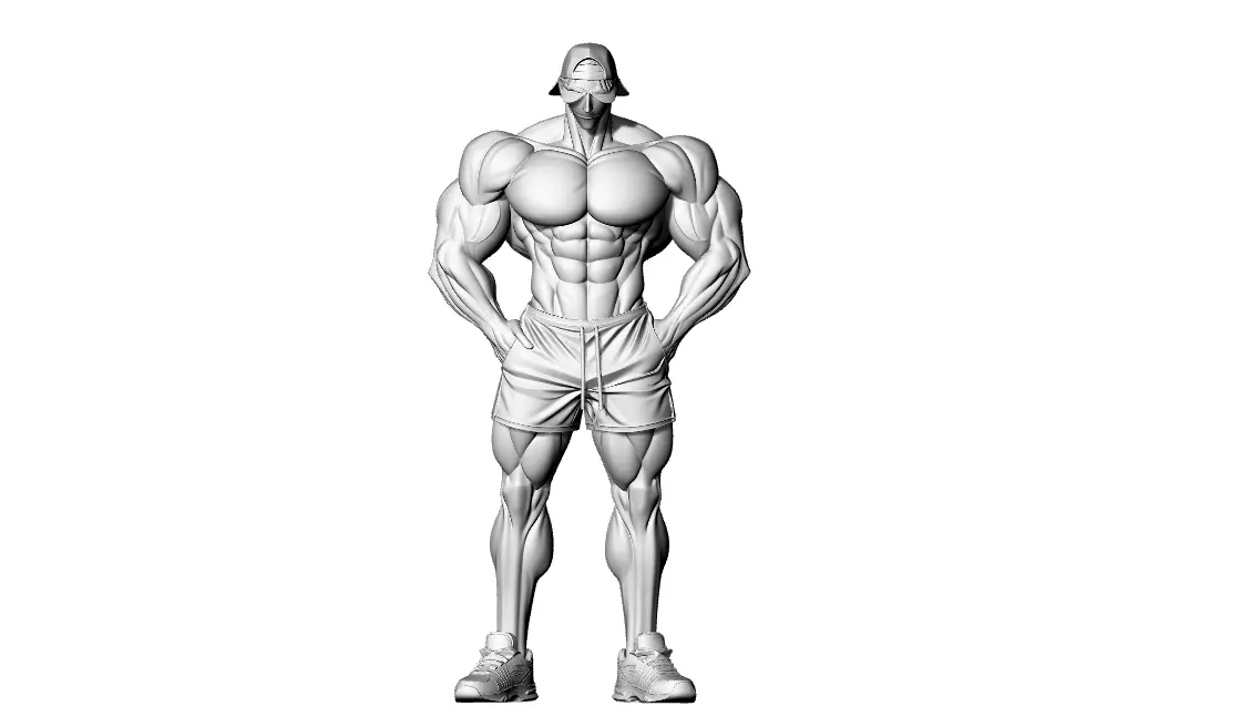 Fittness Boy Gym 3D print model_1