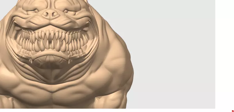Funny Bull Dog 3D print model_1