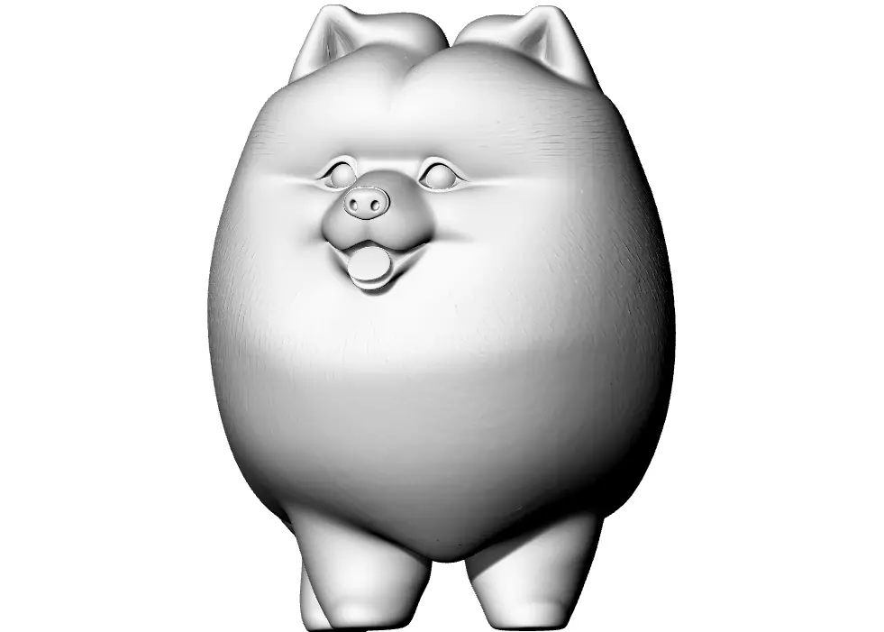 Dog Sweety 3D print model_1