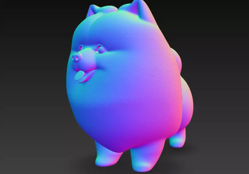 Dog Sweety 3D print model_0