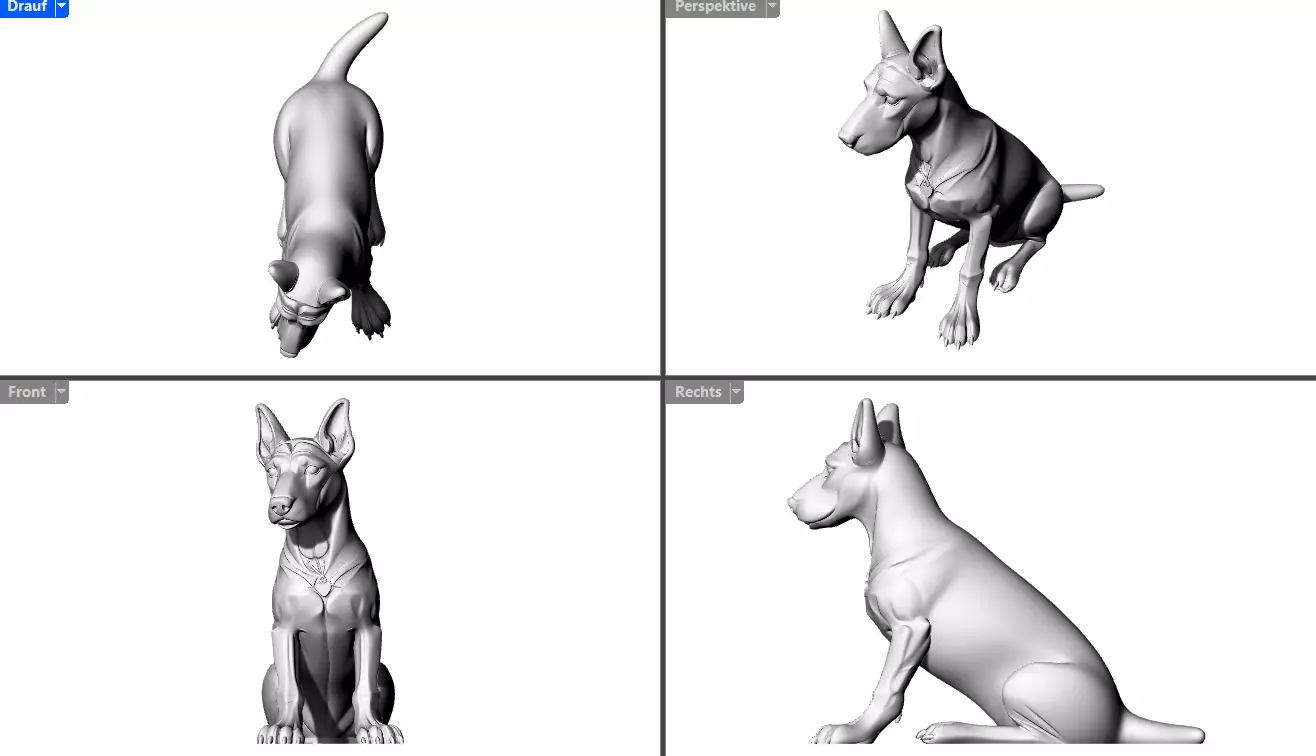 German Dog Schaefer 3D print model_2