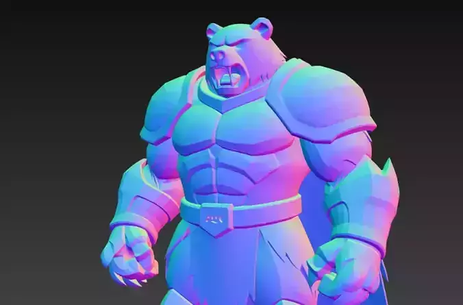 Bear Monster Big Muscle