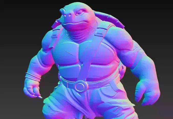 Turtle Monster Frog Ninja Schildkrote 