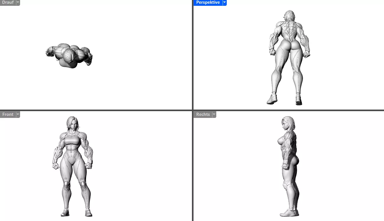 Iron Lady Anime 3D print model_5