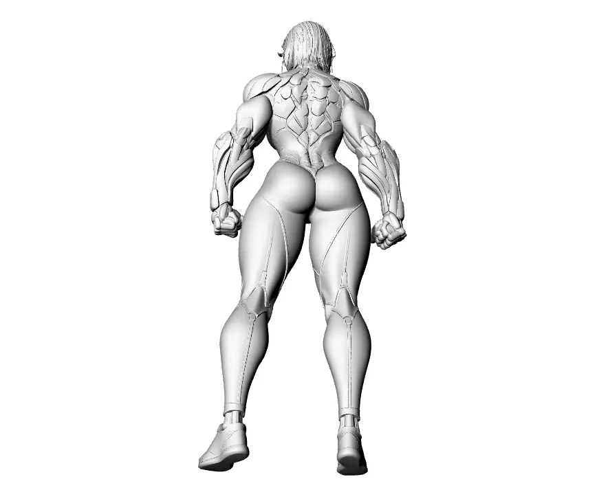 Iron Lady Anime 3D print model_6