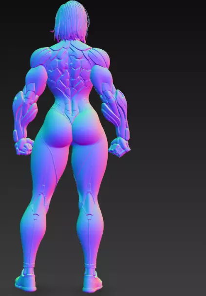 Iron Lady Anime 3D print model_2