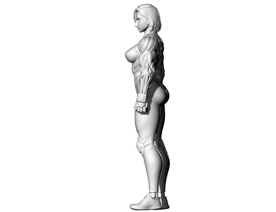 Iron Lady Anime 3D print model_4
