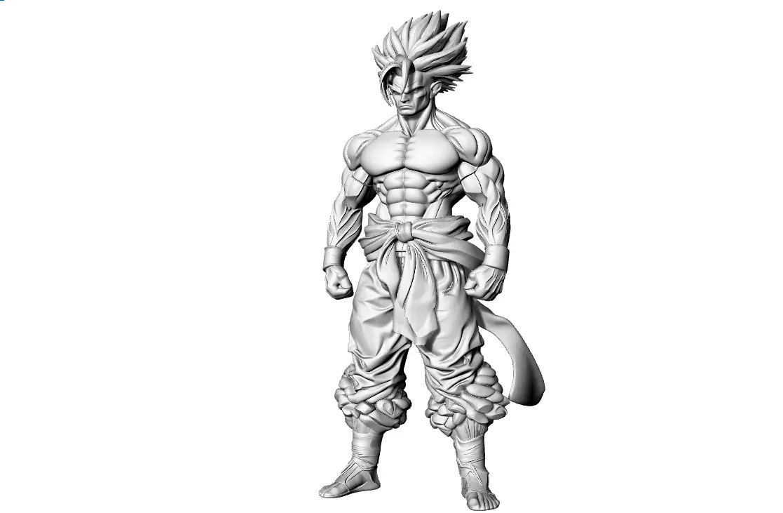 Mann Anime Big Muscle 3D print model_4