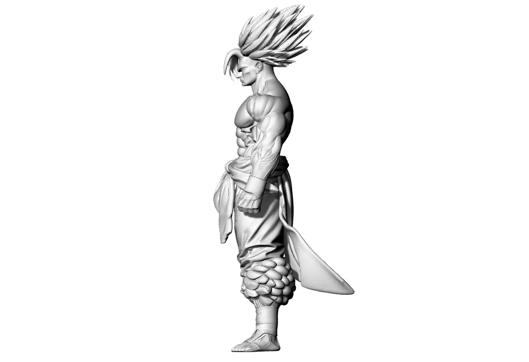 Mann Anime Big Muscle 3D print model_5