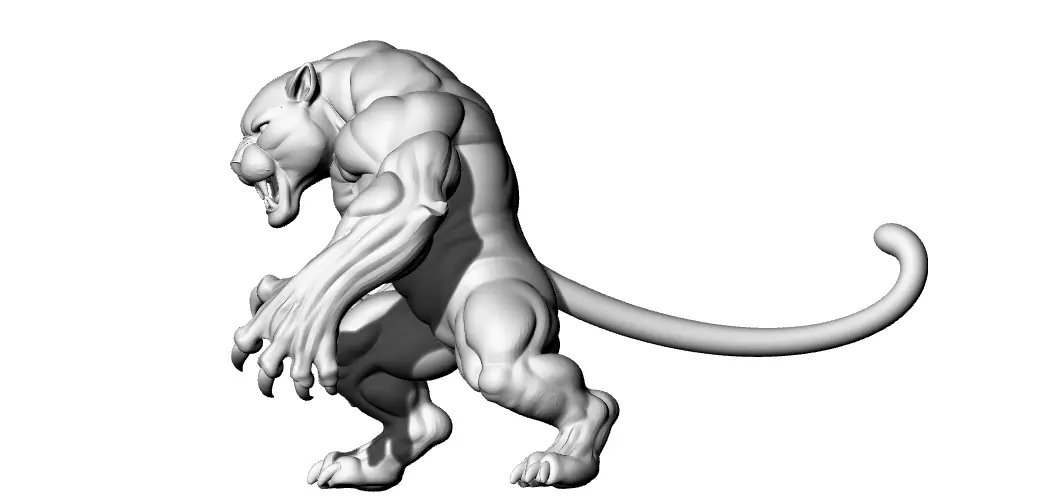 Monstro Nomro Tieger 3D print model_3