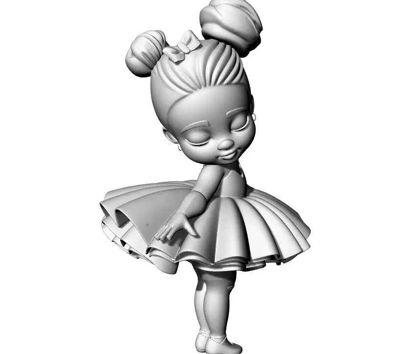 Sweet Lady Engel 3D print model