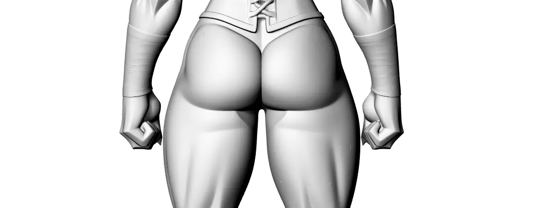 Lady Monster 3D print model_6