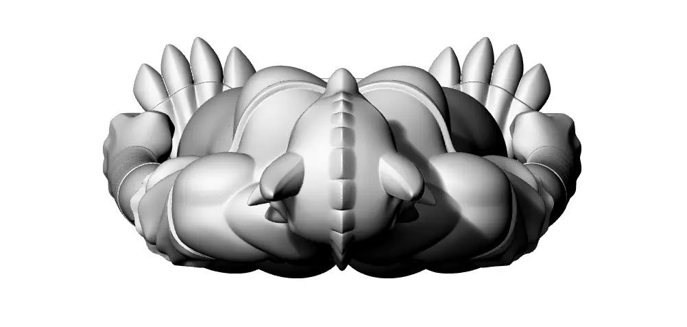 Lady Monster 3D print model_2