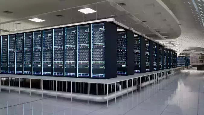 Futuristic City   Data Center 3D Asset Pack