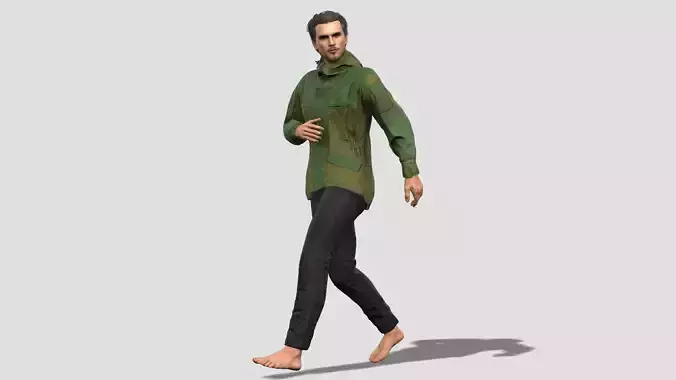 Male Character for Games and Animation