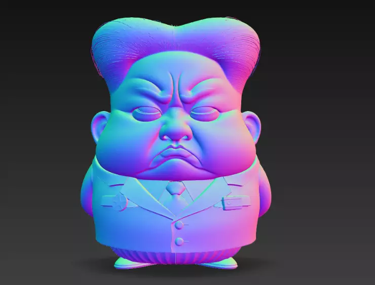 Kim jon un 3D print model