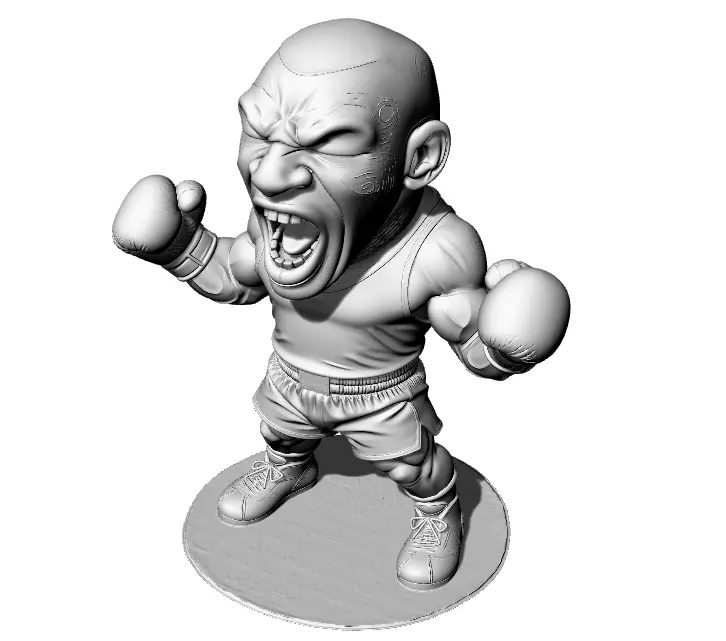 funny mike tyson 3D print model_5