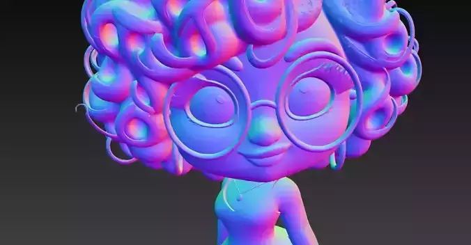 sweet curly girl sophie