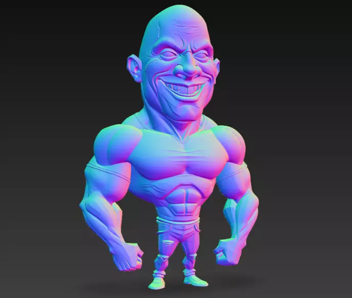Dwayne The Rock Jonson 3D print model