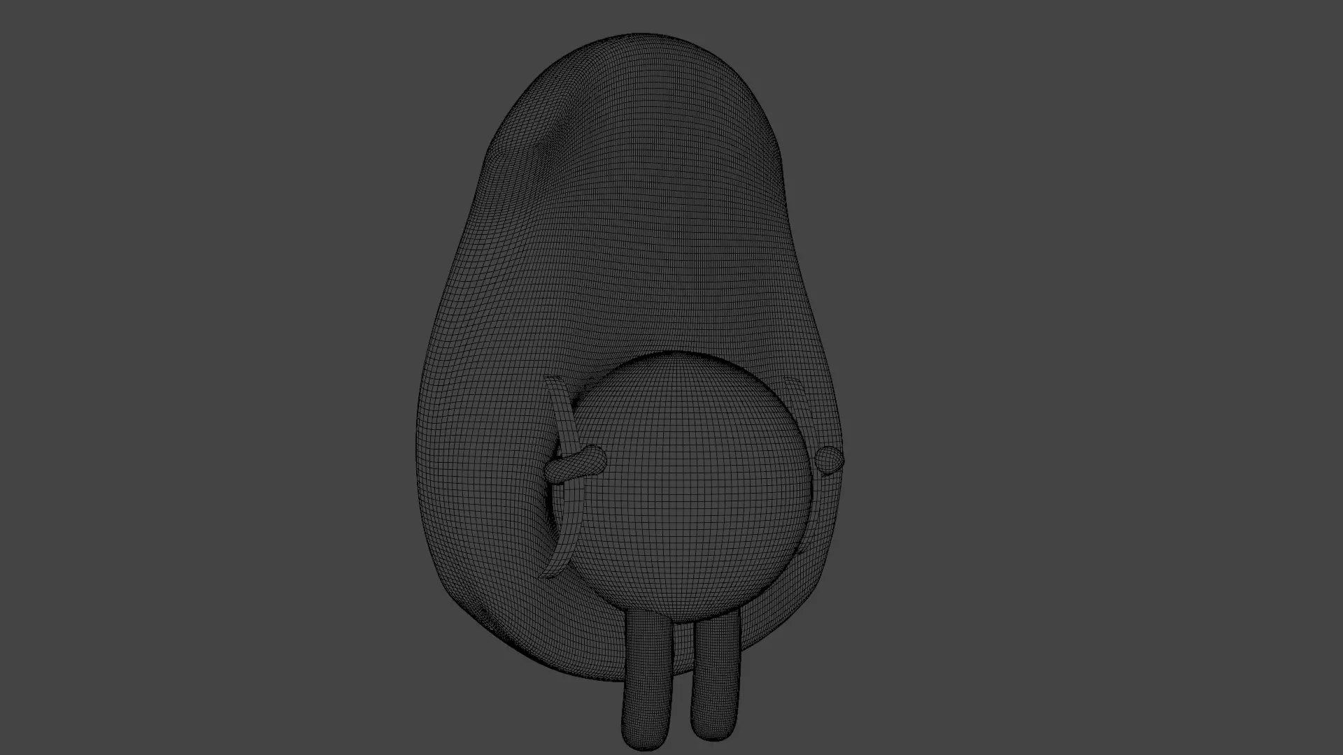 Minicado  Low-poly 3D model_5