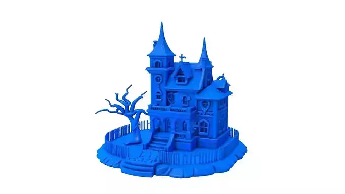 Halloween Ghost - Haunted House - Halloween Graveyard 