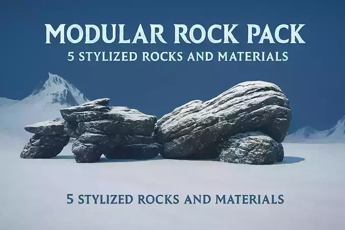 Unreal Engine High-quality modular rock pack 