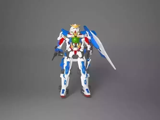 Gundam wing Low-poly 3D model