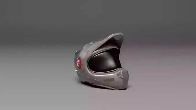Helmet msi design gaming Low-poly 3D model
