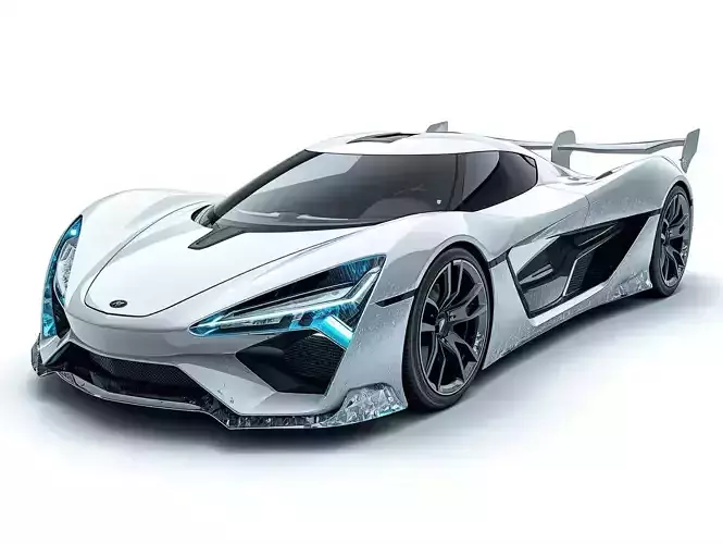 Futuristic Hypercar 3D Model SciFi Racing Vehicle 3D model Futuristic Hypercar 3D Model SciFi Racing Vehicle 3D model