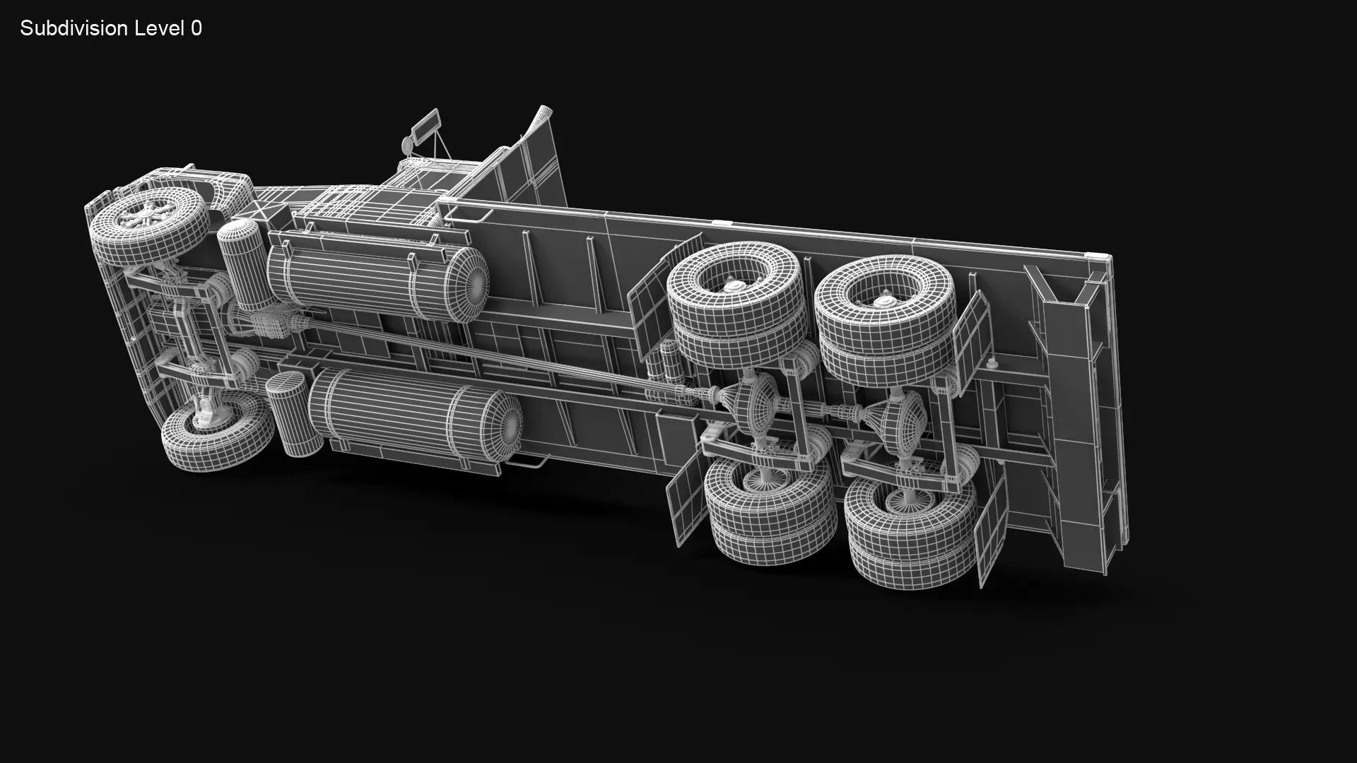 Superliner Flatbed 3D model_9