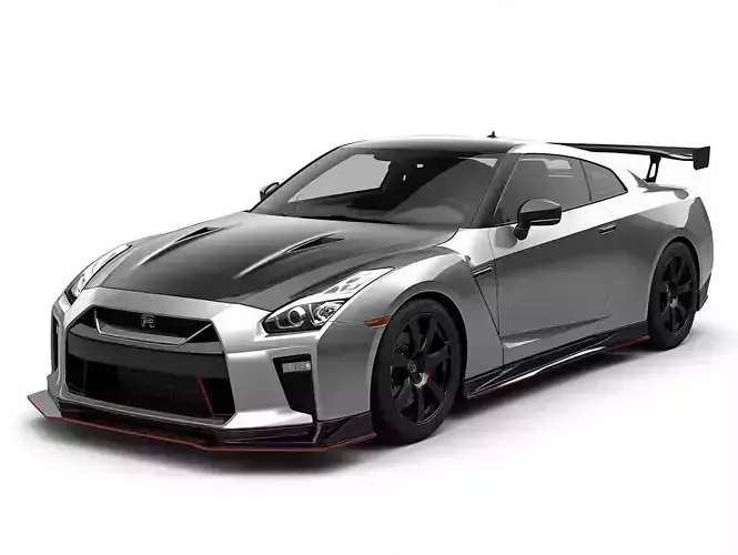 Nissan GTR R35 Supercar 3D Model Track Ready Vehicle