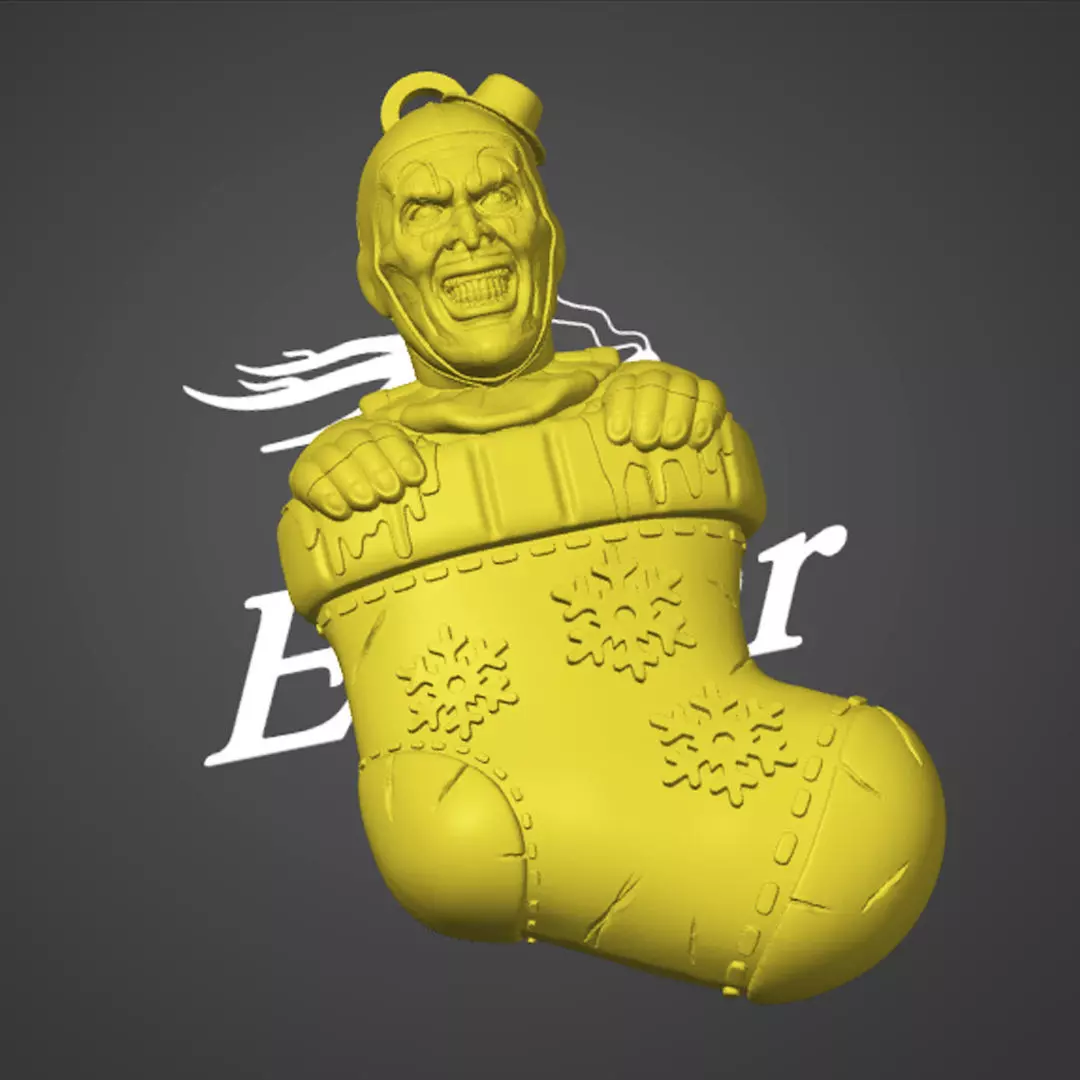 Xmas Socks Terrifer 3D print model_2